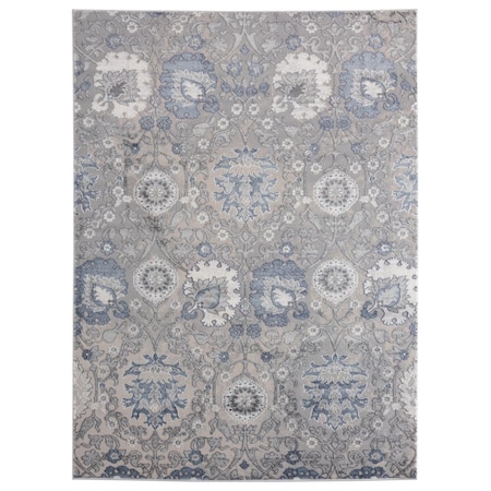 Manmade Cascades Olallie Blue Accent Rectangle Rug, 1 ft. 11 in. x 3 ft. MA2456628